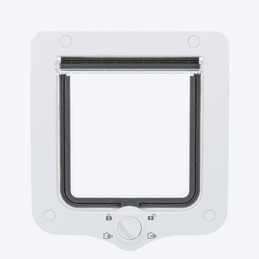 Trixie 4-Way Flap Door - White - Heads Up For Tails