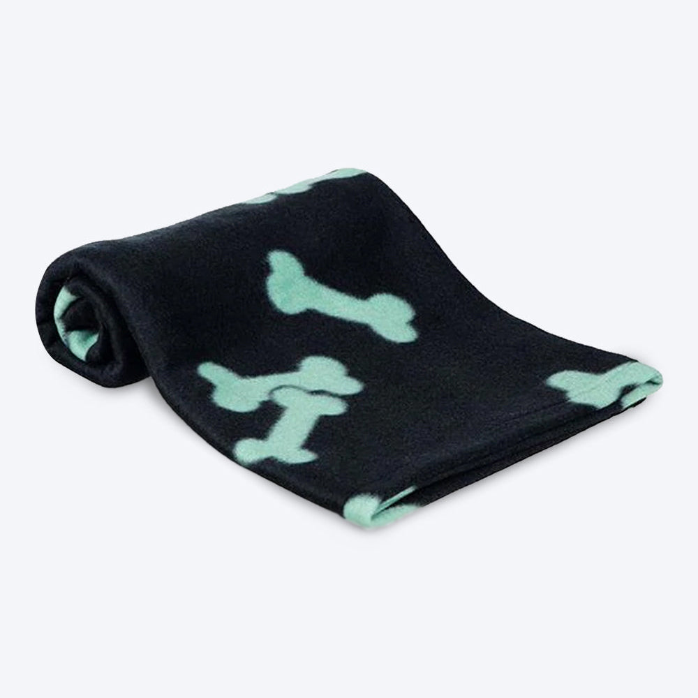 Trixie Barney Fleece Pet Blanket - Heads Up For Tails