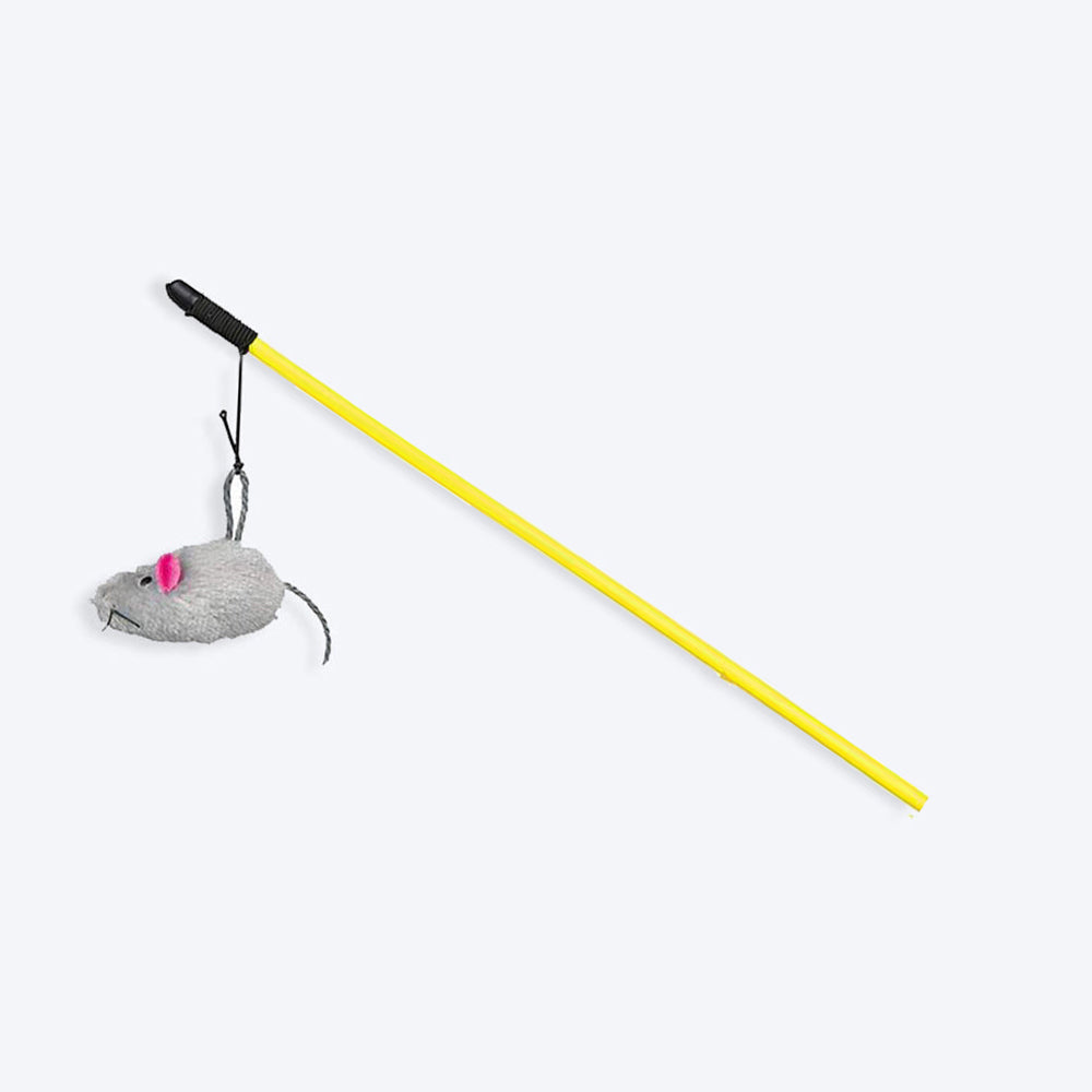 Trixie Playing Rod with Plush Mouse Cat Toy_01