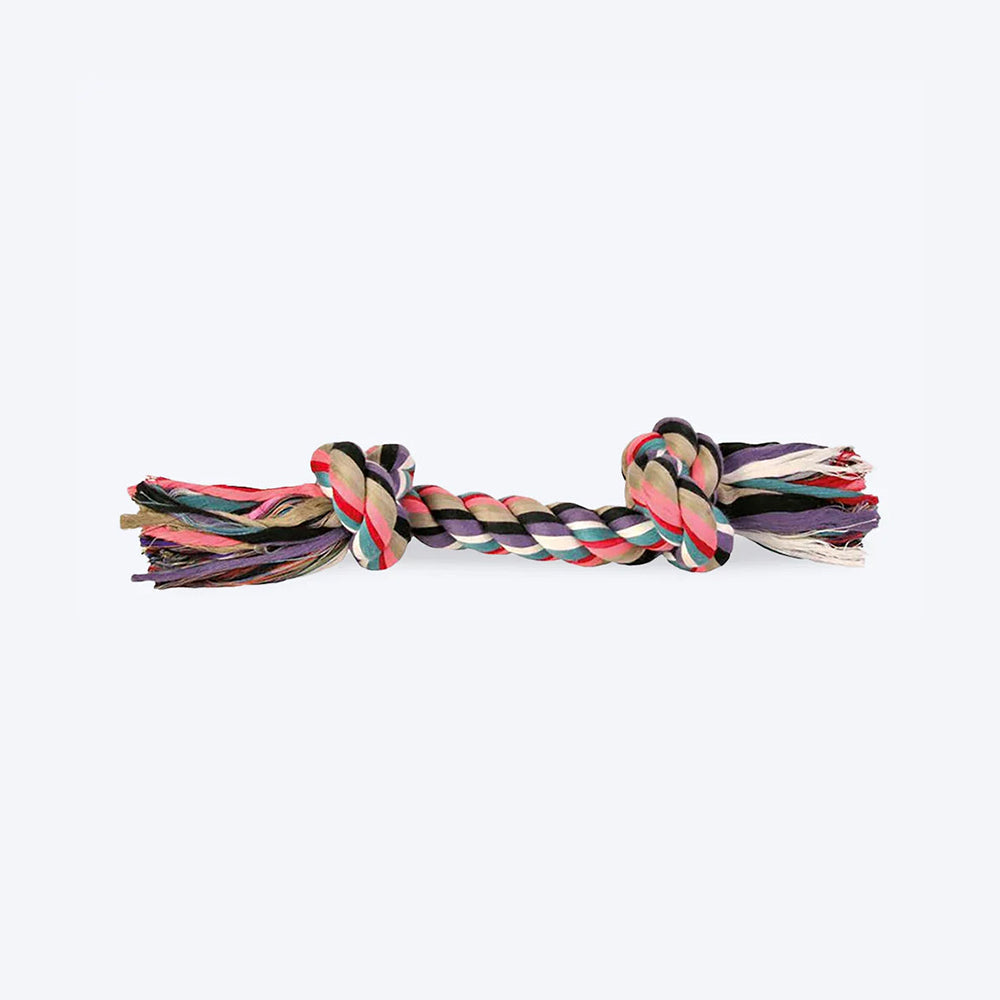 Trixie Playing Rope Dog Toy - 2 Knots - Heads Up For Tails