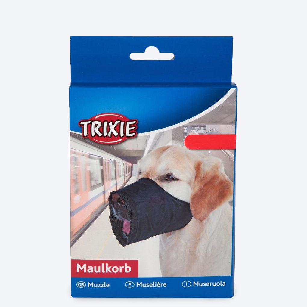 Trixie Polyester Muzzle for Dogs - Heads Up For Tails