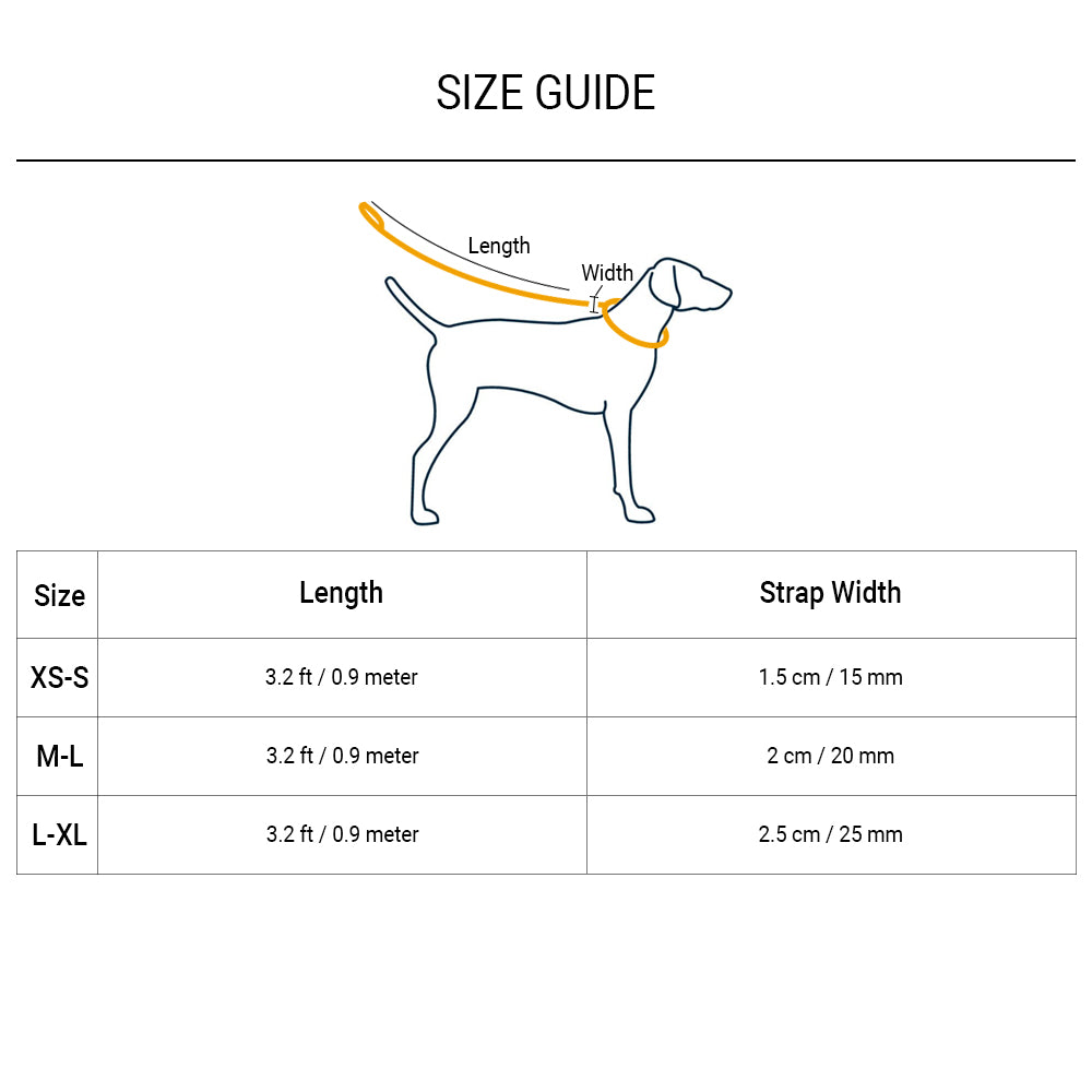Trixie Premium Dog Leash - Black - 1 m - Heads Up For Tails