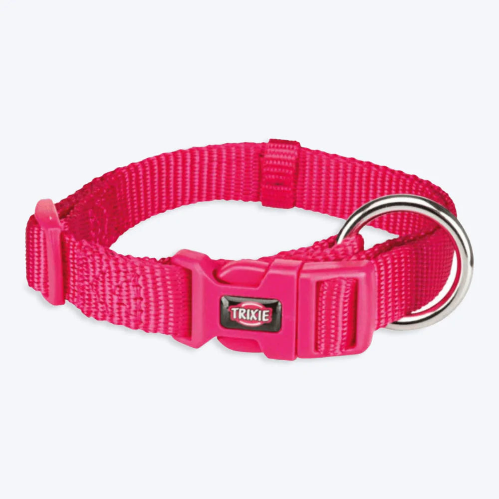 Trixie Premium Nylon Dog Collar, M-L: 35-55cm/ 20mm - Heads Up For Tails