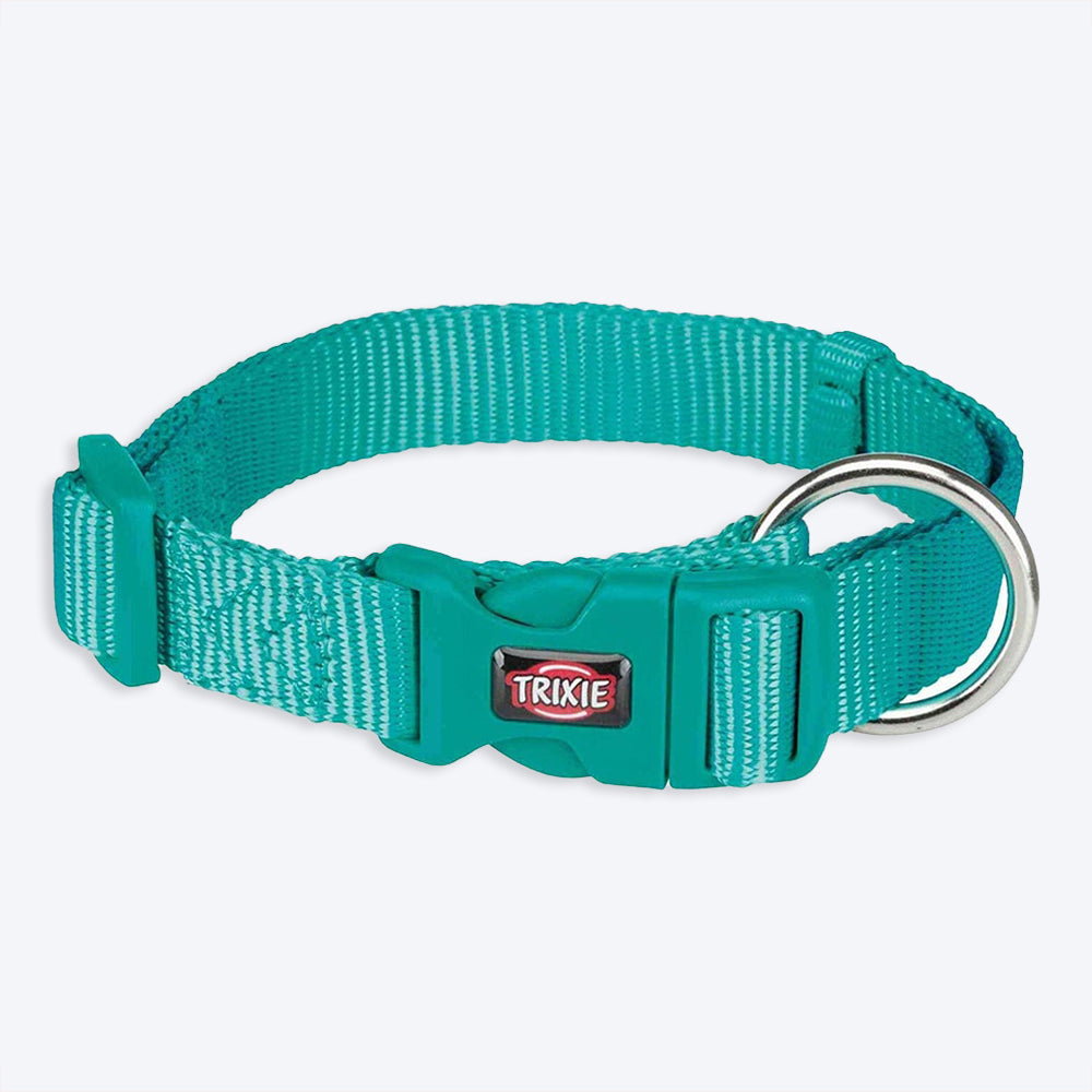 Trixie Premium Nylon Dog Collars - 30-45 cm/15 mm, S-M - Heads Up For Tails