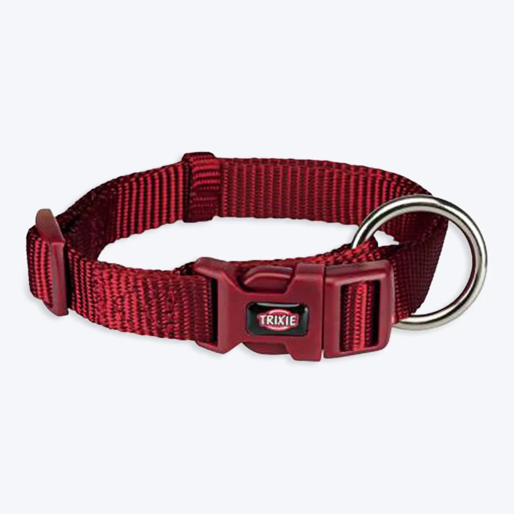 Trixie Premium Nylon Dog Collar, M-L: 35-55cm/ 20mm - Heads Up For Tails