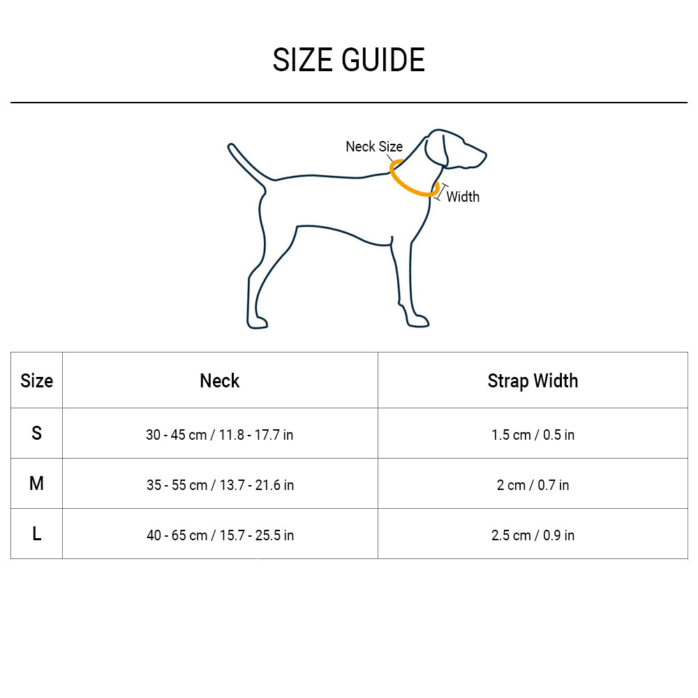 Trixie Premium Nylon Dog Collar, M-L: 35-55cm/ 20mm - Heads Up For Tails