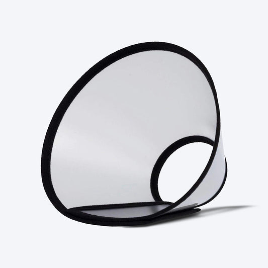 Trixie Protective Dog Collar with Velcro Fastener - Black - Heads Up For Tails