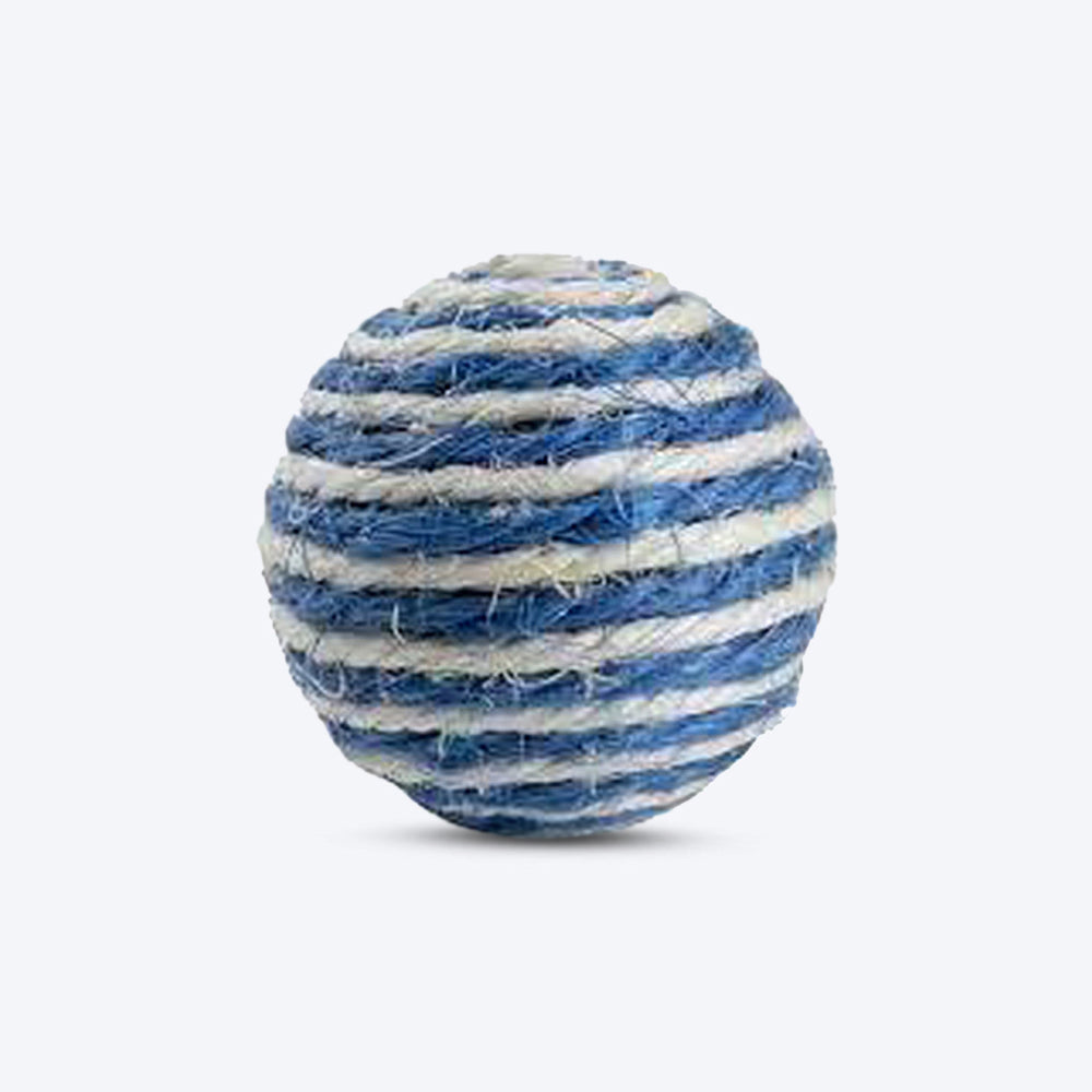 Trixie Sisal Ball Cat Toy 6 cm Heads Up For Tails