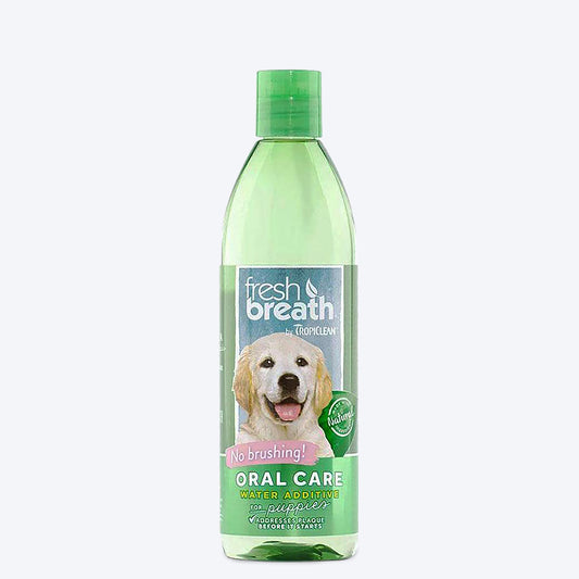Tropiclean Fresh Breath Water Additive for Puppies - Fresh Breath - 473 ml - Heads Up For Tails