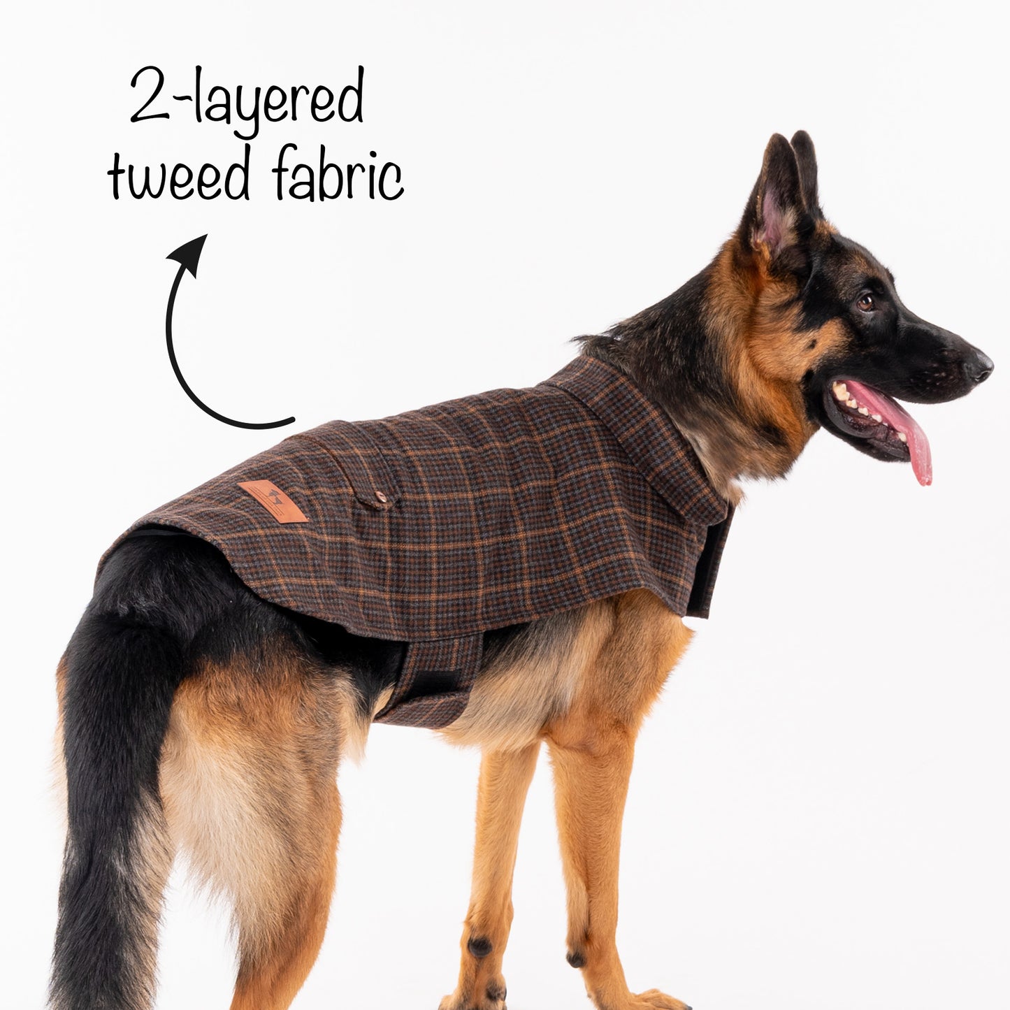 HUFT Tweedle Dee Dog Jacket - Multicolour - Heads Up For Tails