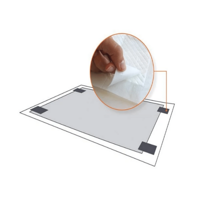 M-Pets Puppy Training Pads - Easy Fix Pads with Stickers (30 Pcs)_02