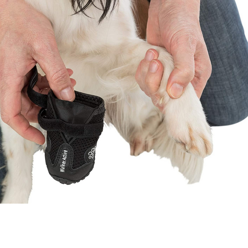 Trixie Walker Active Protective Boots For Dogs - Black - ( 2 Boots Covers 2 Paws Only)4