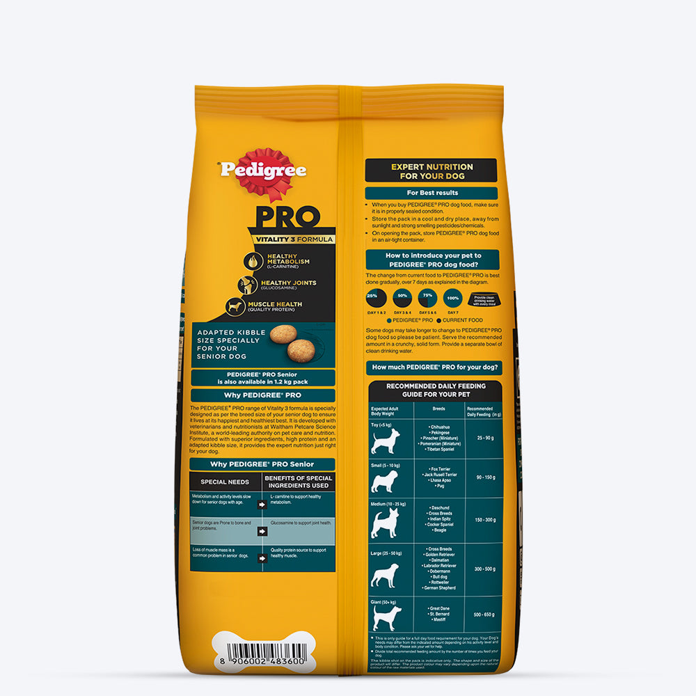 Pedigree PRO Expert Nutrition Senior (7+ Years) Adult Dog Dry Food-9