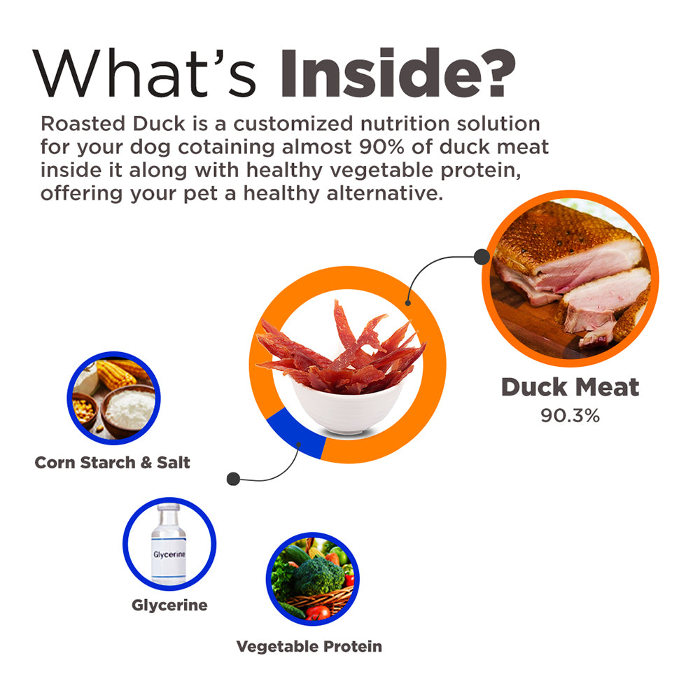 First Bark Roasted Duck Dog Treat - 70 g - Heads Up For Tails