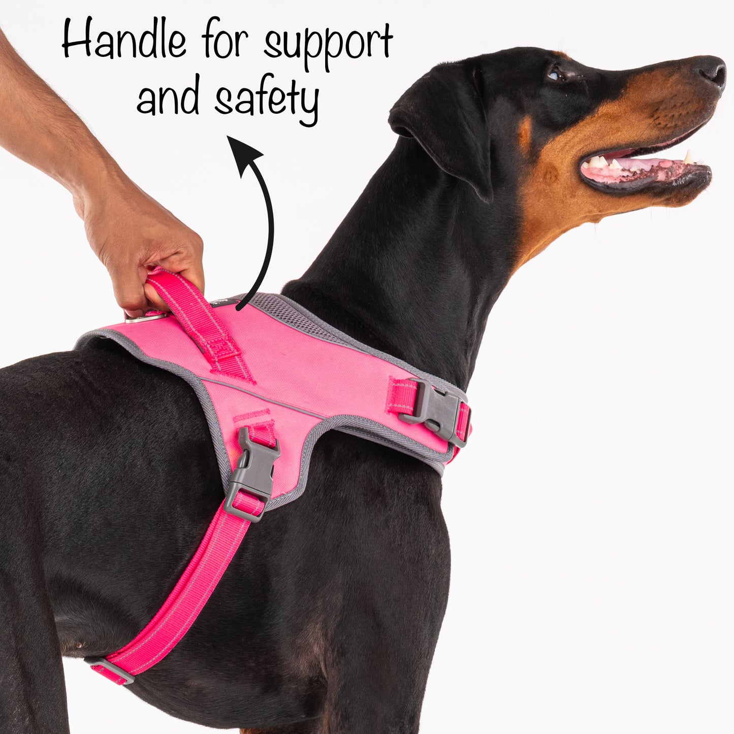 HUFT Easy On Dog Harness - Pink - Heads Up For Tails