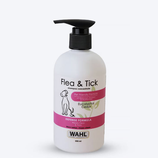 Wahl Flea & Tick Shampoo For Dog - Eucalyptus Cedar - 300 ml
