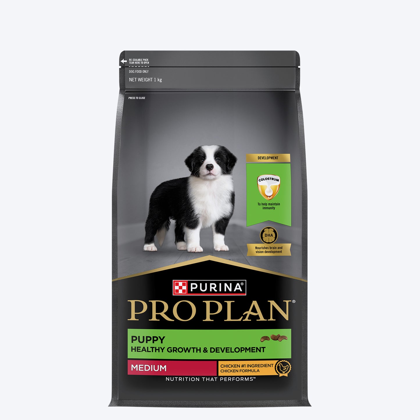 PURINA PRO PLAN Medium Breed Dry Food For Puppy - Heads Up For Tails