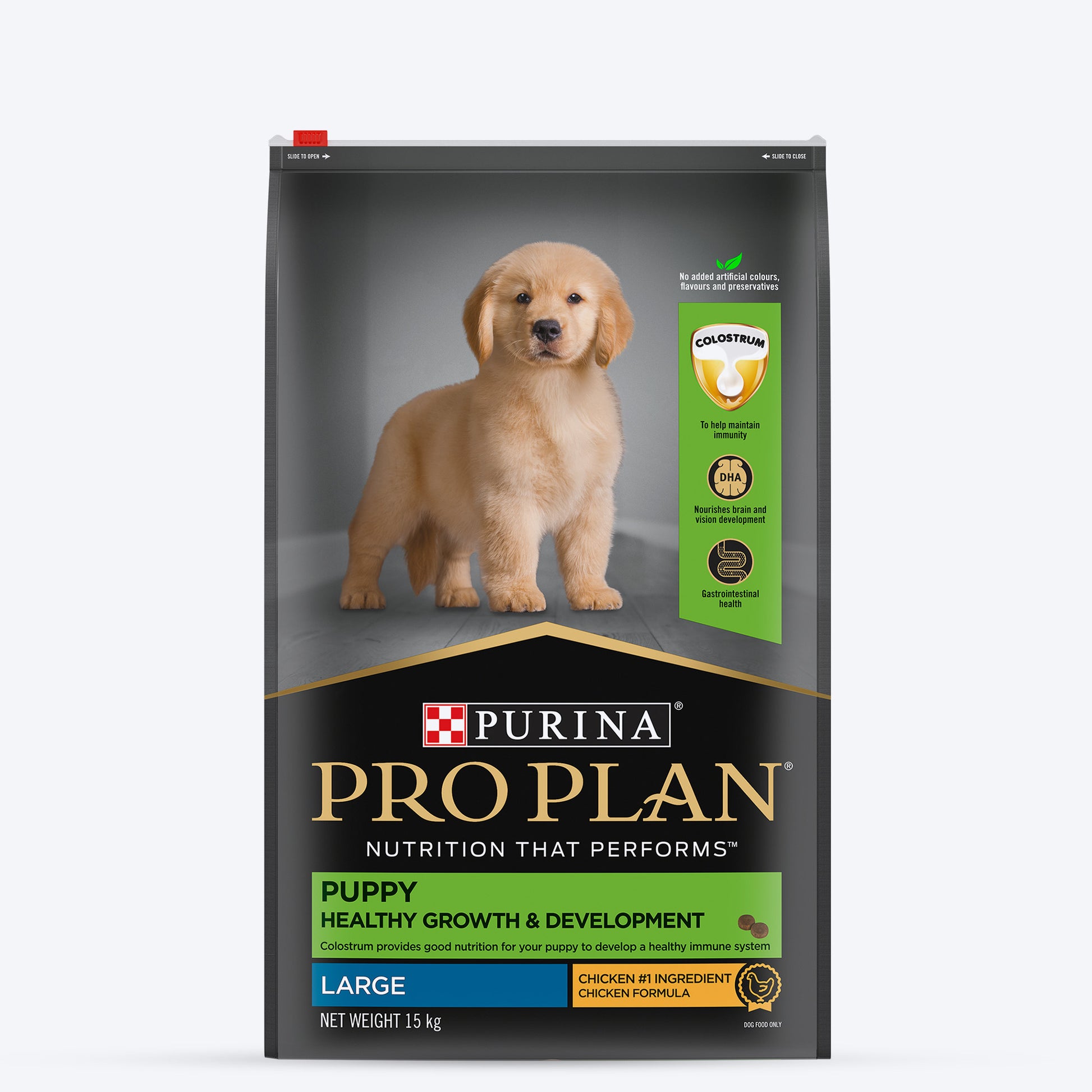 PURINA PRO PLAN Large Breed Dry Food For Puppy - Heads Up For Tails