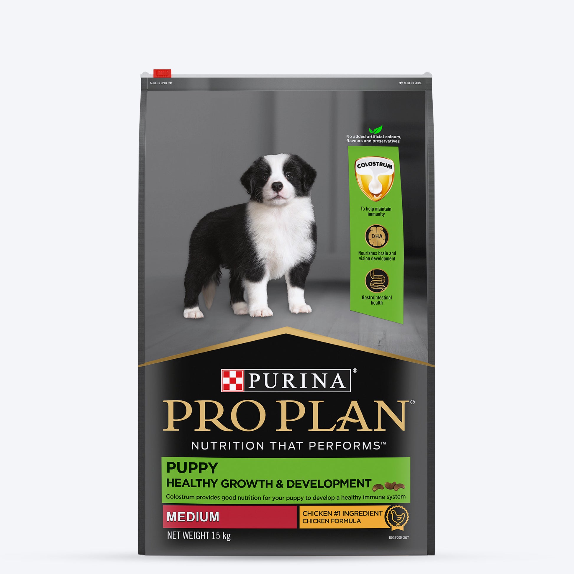 PURINA PRO PLAN Medium Breed Dry Food For Puppy - Heads Up For Tails