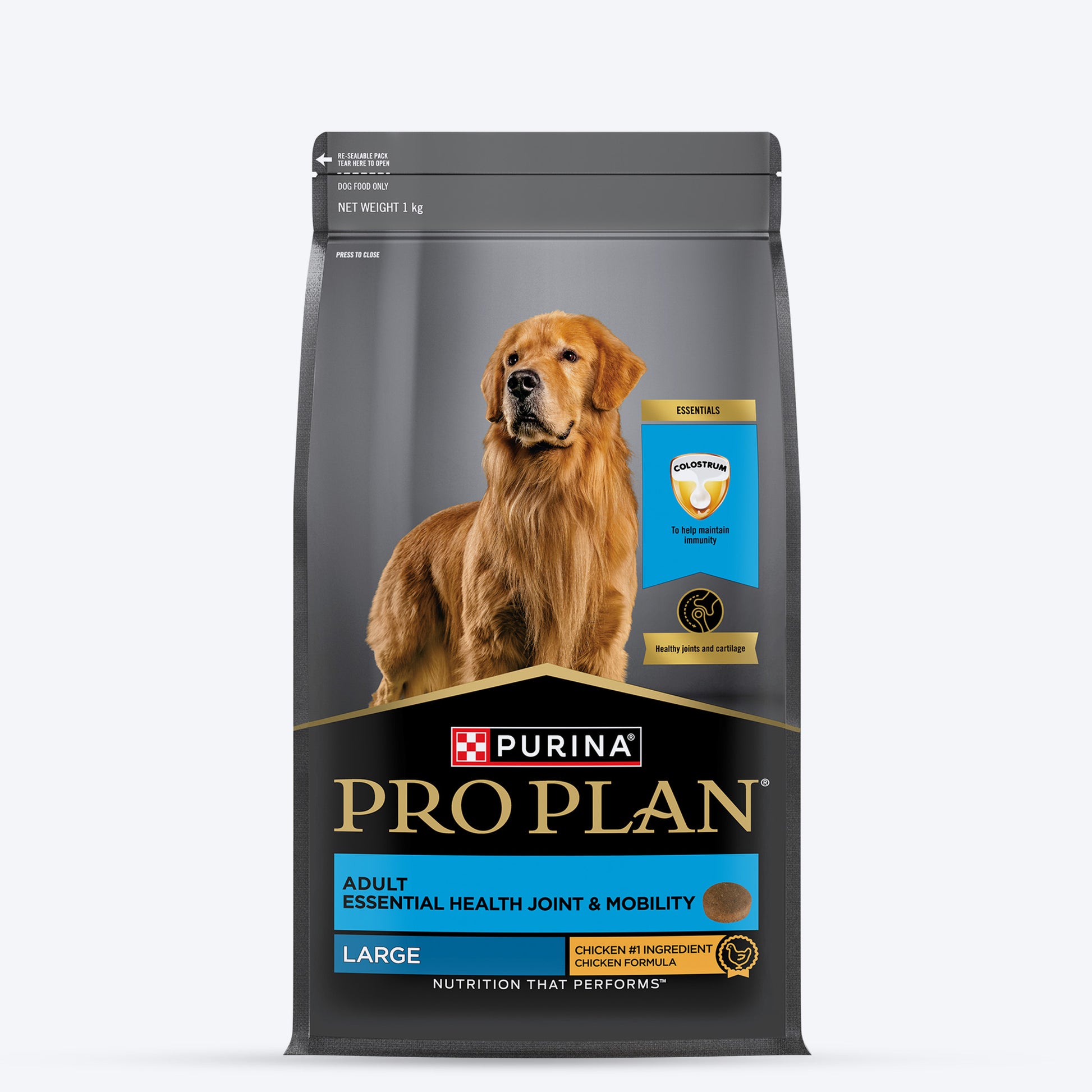 PURINA PRO PLAN Essential Health Joint & Mobility Large Breed Dry Food For Adult Dog - Heads Up For Tails