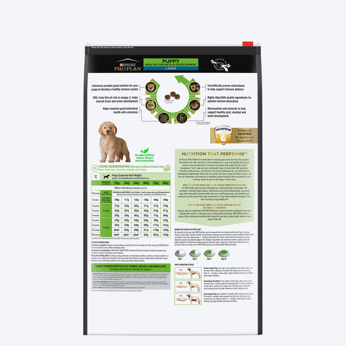 PURINA PRO PLAN Large Breed Dry Food For Puppy - Heads Up For Tails