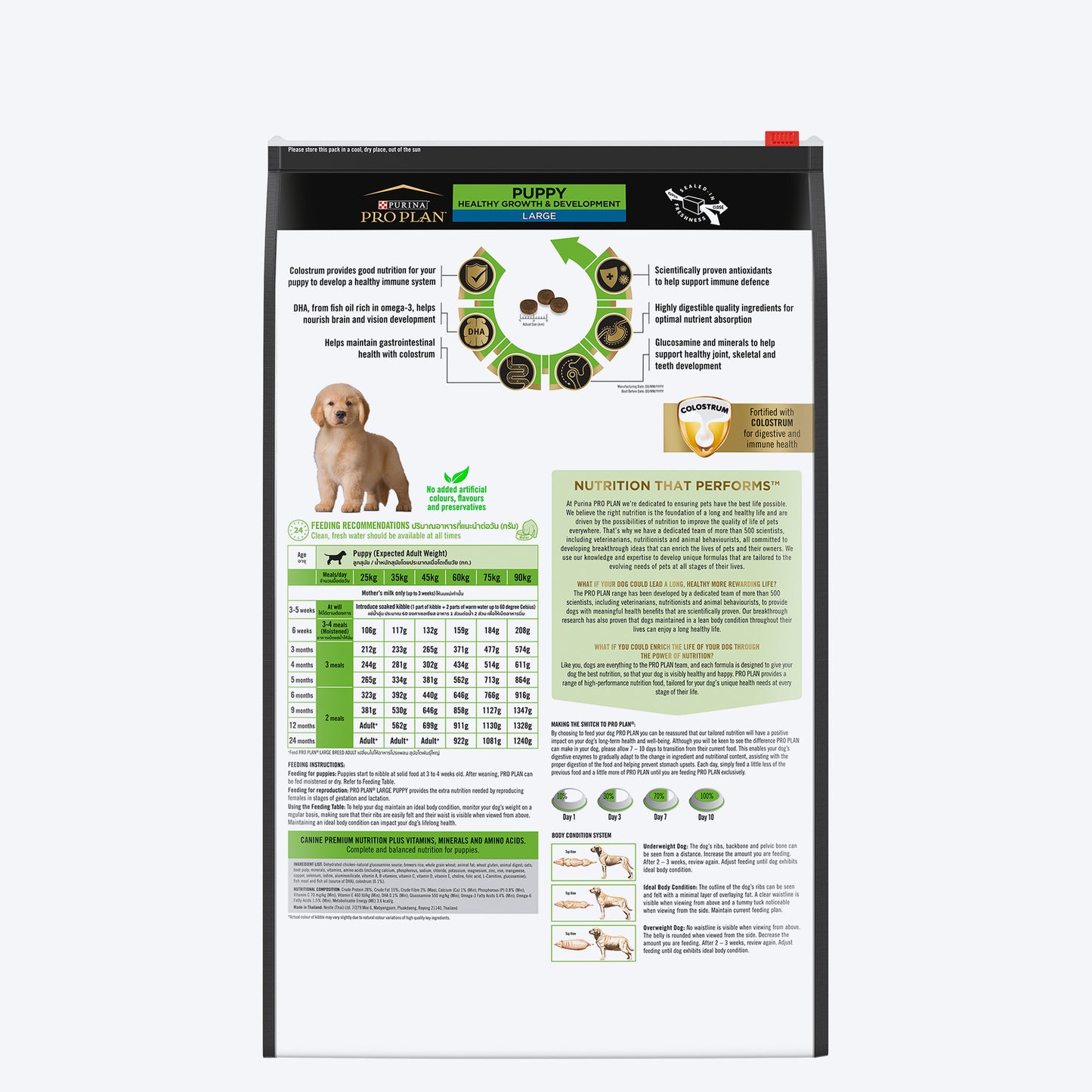 PURINA PRO PLAN Large Breed Dry Food For Puppy - Heads Up For Tails