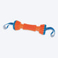 Chuckit Rugged Bumper Dog Fetch Toy - Orange & Blue - S - Heads Up For Tails