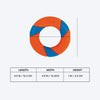 Chuckit! Ultra Ring Dog Toy - Orange & Blue - Heads Up For Tails