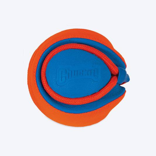 Chuckit! Rope Fetch Dog Toy - Orange & Blue - Heads Up For Tails