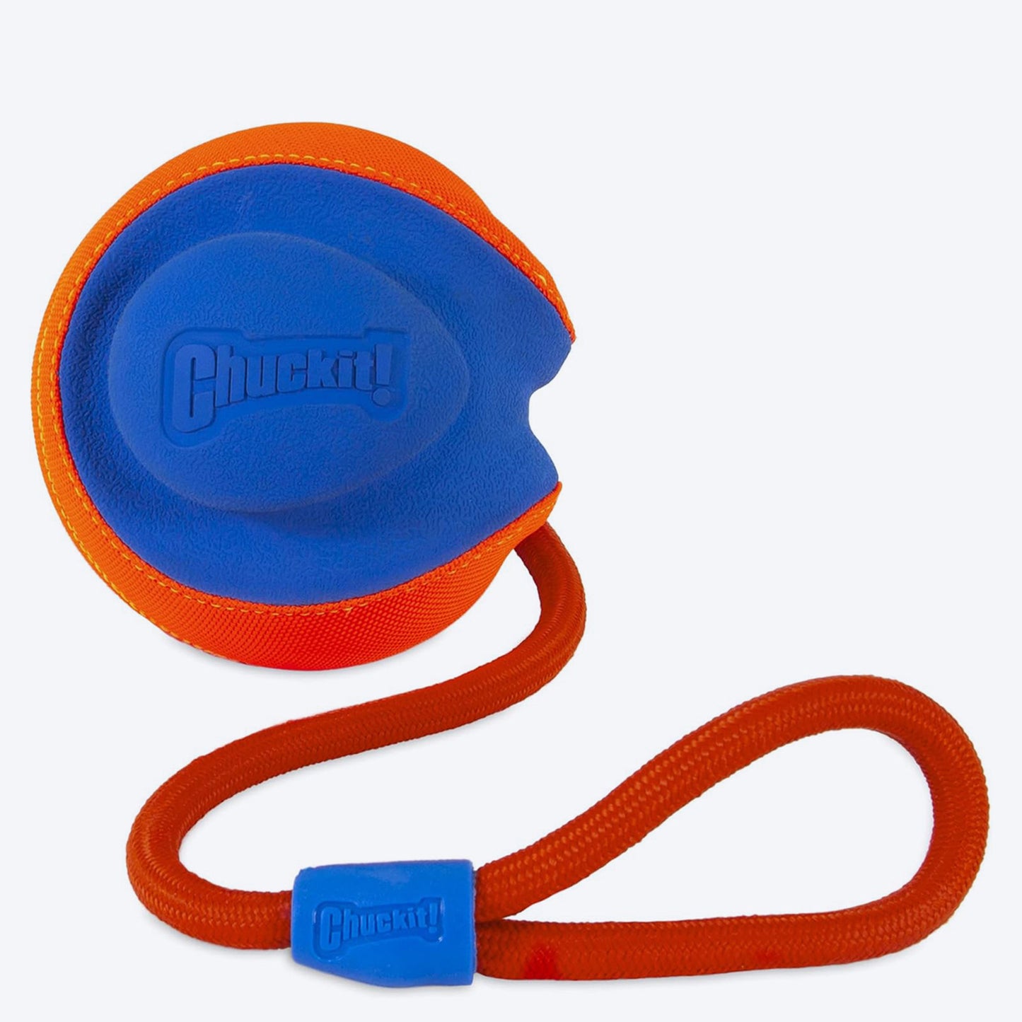 Chuckit! Rope Fetch Dog Toy - Orange & Blue - Heads Up For Tails