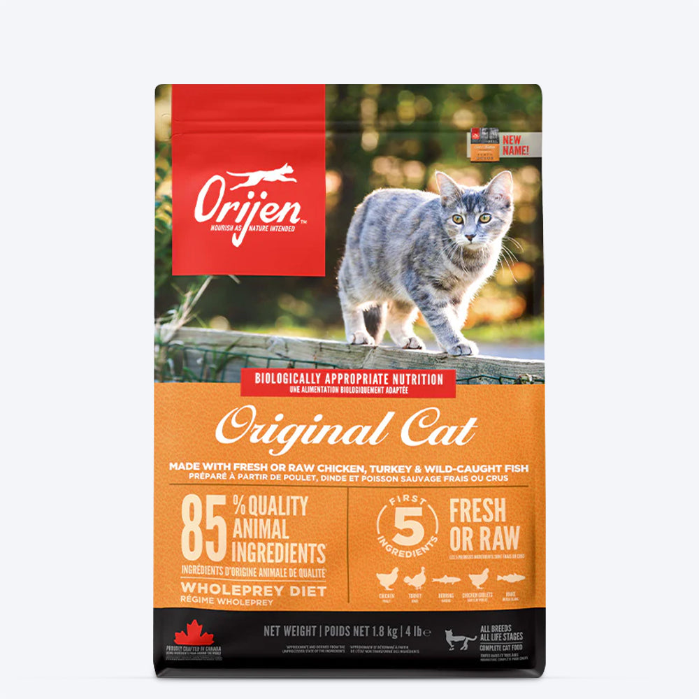 Orijen 85% Meat Cat & Kitten Dry Food - Heads Up For Tails