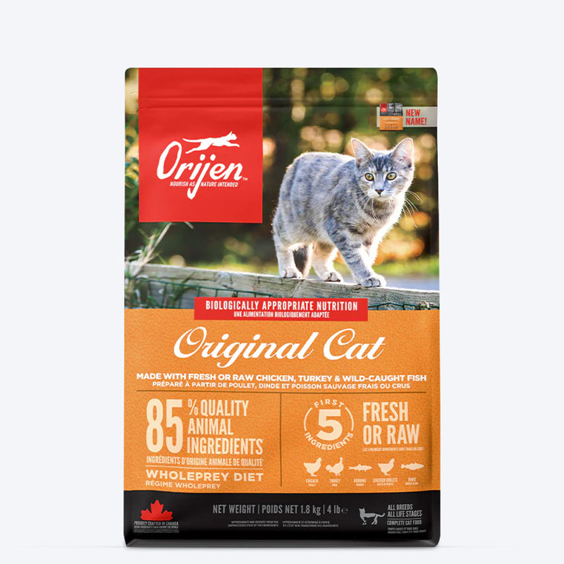 Orijen 85% Meat Cat & Kitten Dry Food - Heads Up For Tails