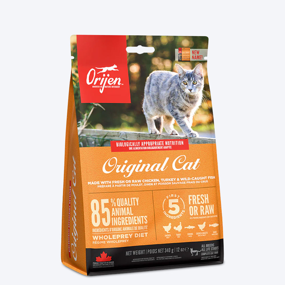 Orijen 85% Meat Cat & Kitten Dry Food - Heads Up For Tails