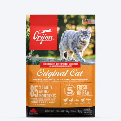 Orijen 85% Meat Cat & Kitten Dry Food - Heads Up For Tails