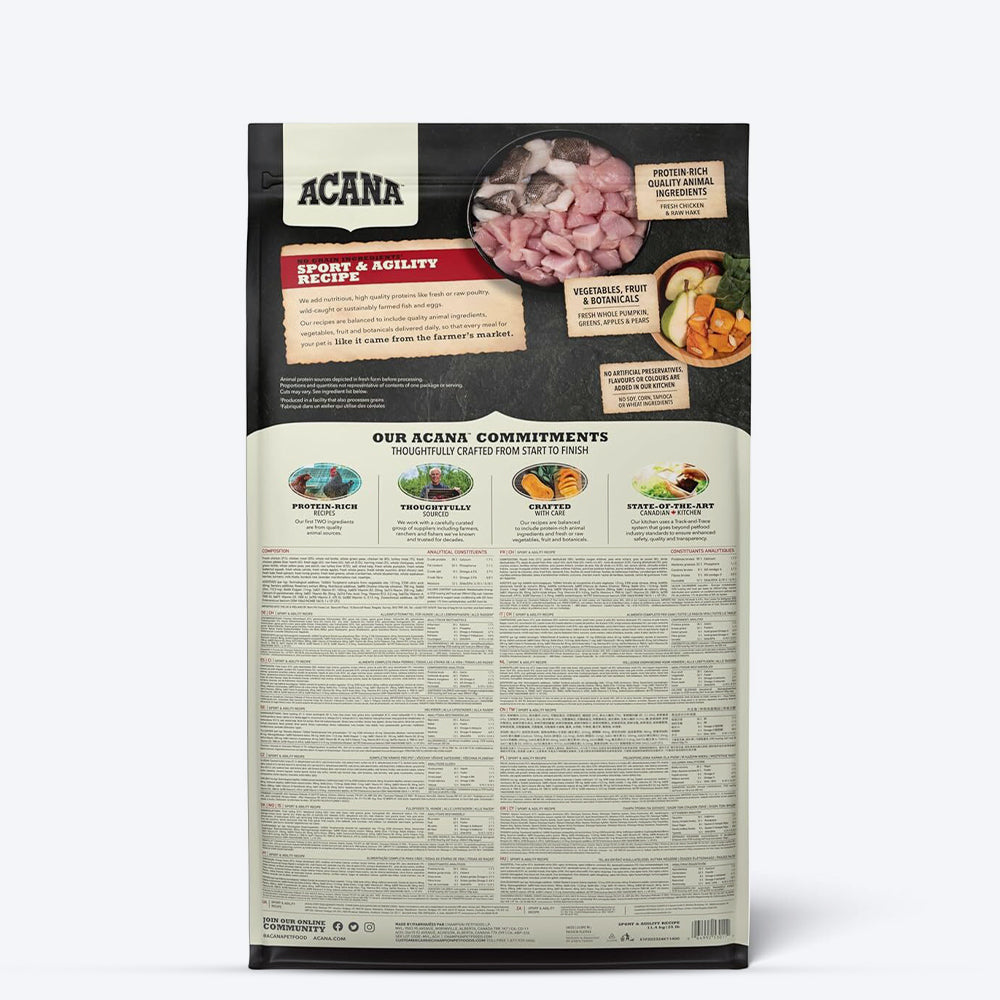 Acana Sport & Agility Dog Food - All Breeds - 11.4 kg_03