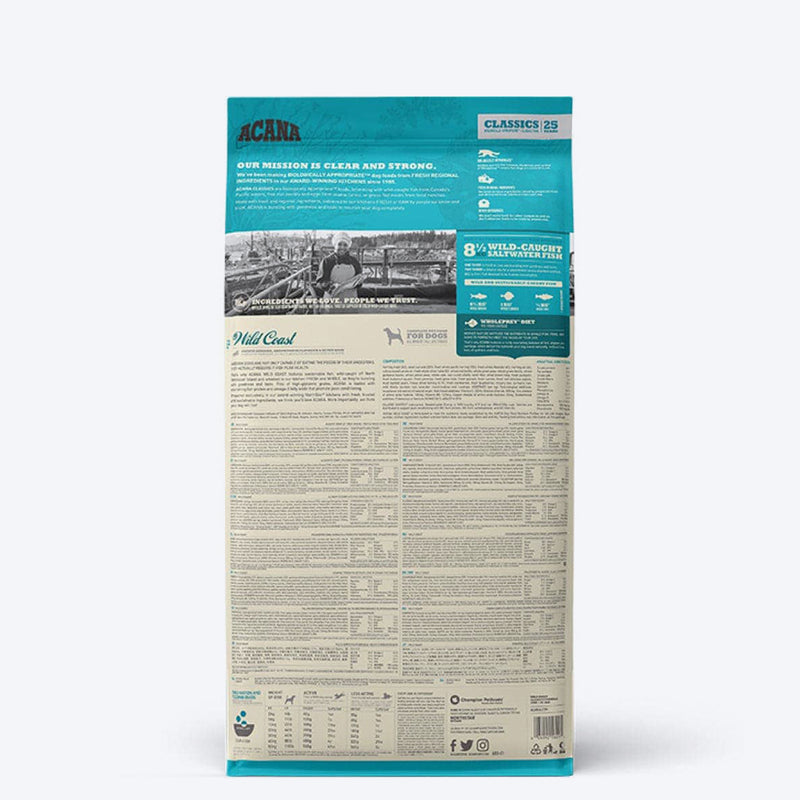 Acana Wild Coast Fish Formula Dry Dog Food - All Breeds & Ages_02