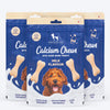 HUFT Calcium Chews Bite-Sized Bone Treats For Dog - Milk Flavour - Heads Up For Tails