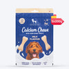 HUFT Calcium Chews Bite-Sized Bone Treats For Dog - Milk Flavour - Heads Up For Tails
