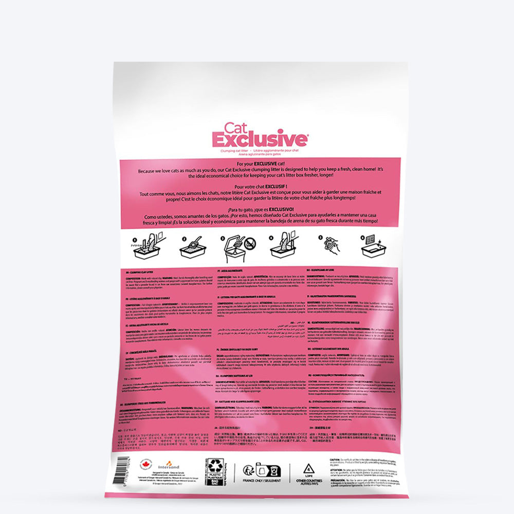 Intersand Cat Exclusive Clumping Cat Litter - Baby Powder - 10 kg