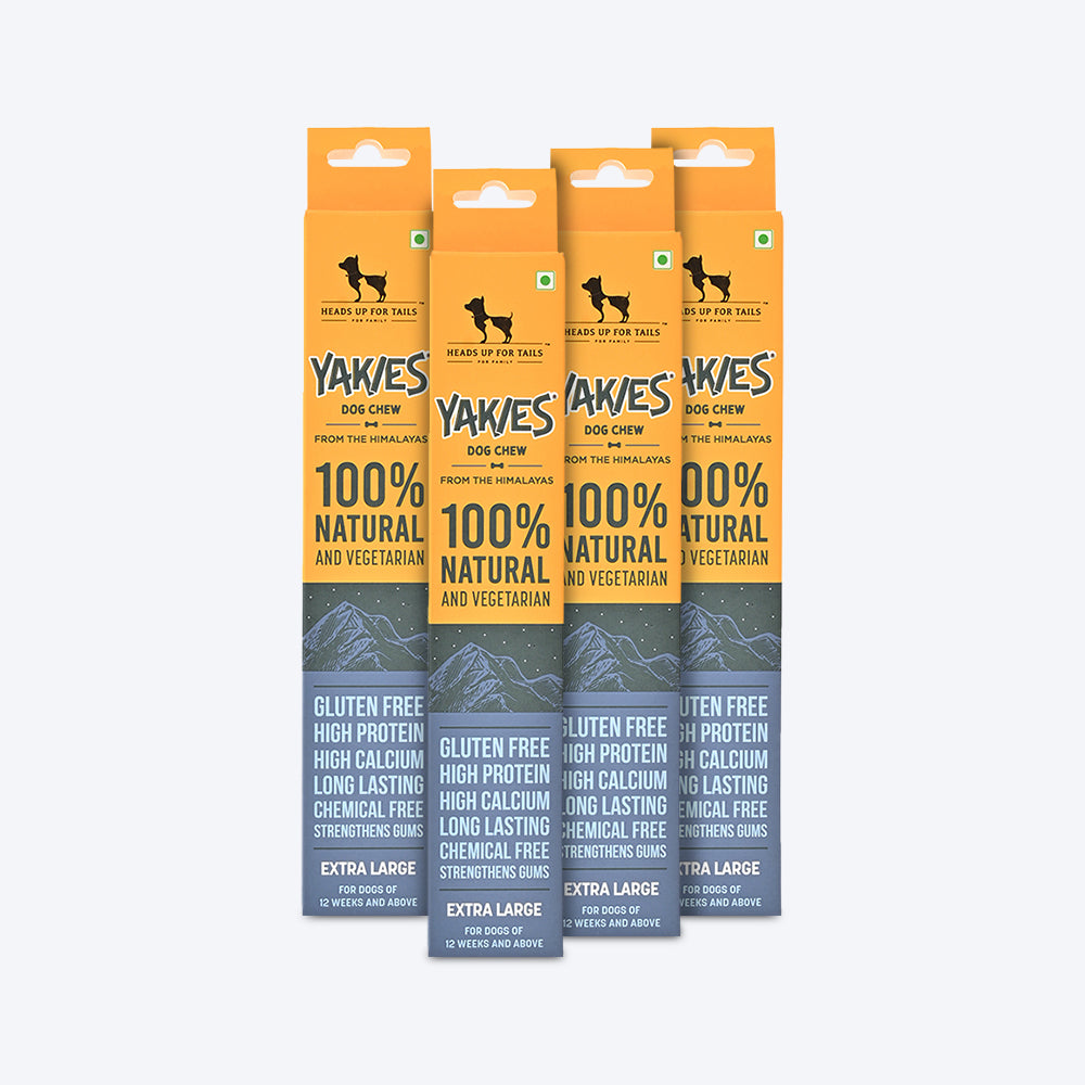 HUFT Yakies Vegetarian Natural Chew Bone - Heads Up For Tails