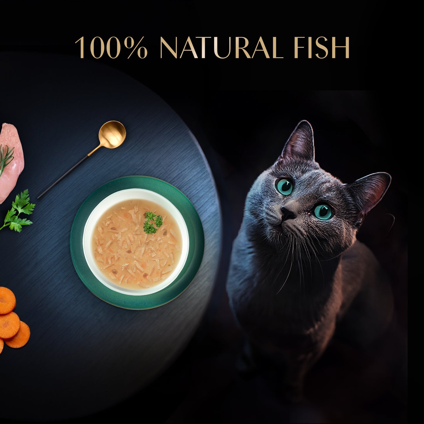 Sheba Soup With Tuna Wet Food For Cat - 40 gm x 4 pcs - Heads Up For Tails