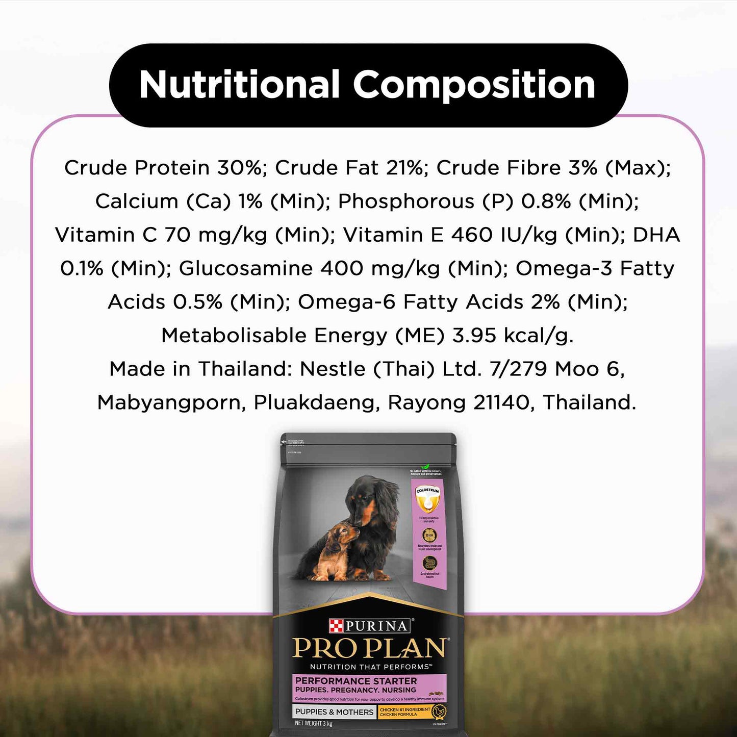 PURINA PRO PLAN Performance Starter Kit Dry Food For Puppy - Heads Up For Tails