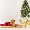 HUFT Holiday Plaid Blanket For Dog & Cat - Red - Heads Up For Tails
