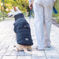 HUFT Cozy Snuggles Puffer Fur Dog Jacket - Navy Blue