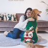 HUFT My Li'l Rudolph Sweater For Dog - Green - Heads Up For Tails