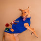 HUFT Reindeer Cheer Sweater For Dog - Blue - Heads Up For Tails