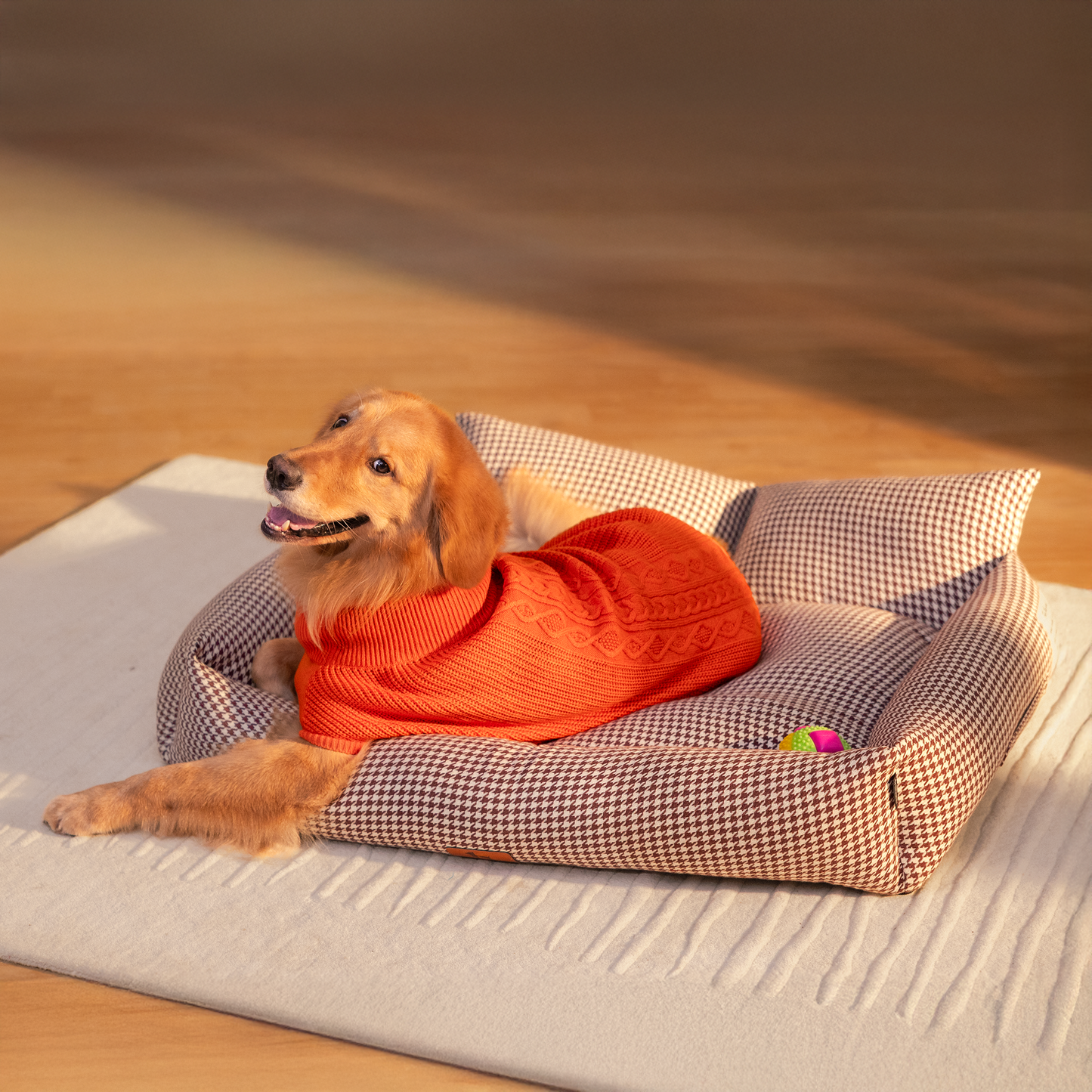 HUFT Winter Spice Sweater For Dog - Orange