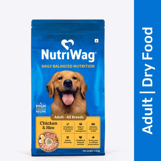 NutriWag Chicken & Rice Dry Food For Adult Dog