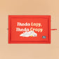 HUFT Thoda Lazy Thoda Crazy Mat For Dog - Rust - Heads Up For Tails