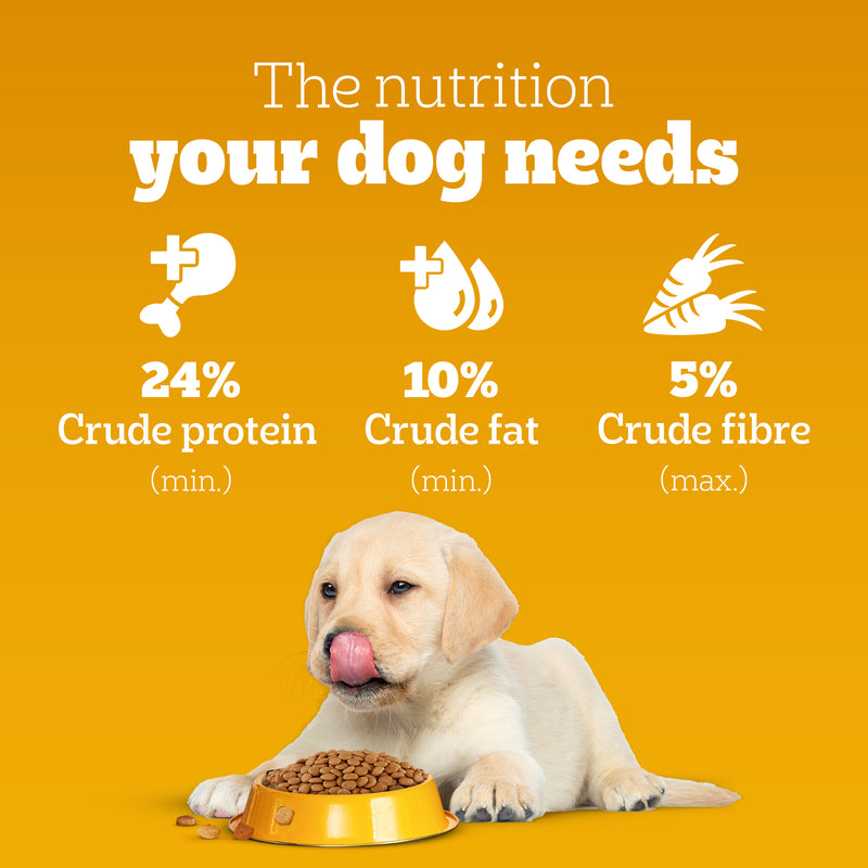 Pedigree Meat & Milk Puppy Dry Puppy Food - Heads Up For Tails